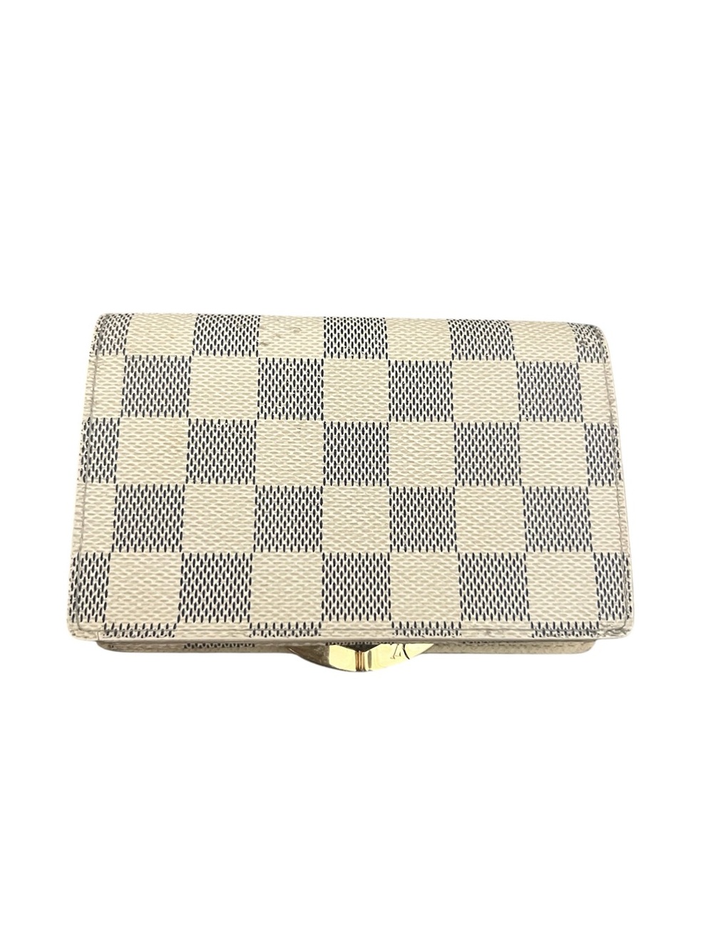 LOUIS VUITTON Damier Azur Portefeuille Viennois Kisslock Wallet - Picture 4 of 14
